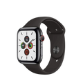 Apple Watch Series 5 (44mm) Black (GPS + Cell) - (Sealed Refurbished)