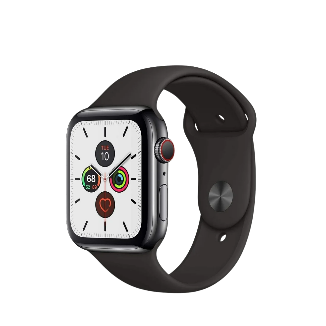 Apple Watch Series 5 (44mm) Black (GPS + Cell) - (Sealed Refurbished)