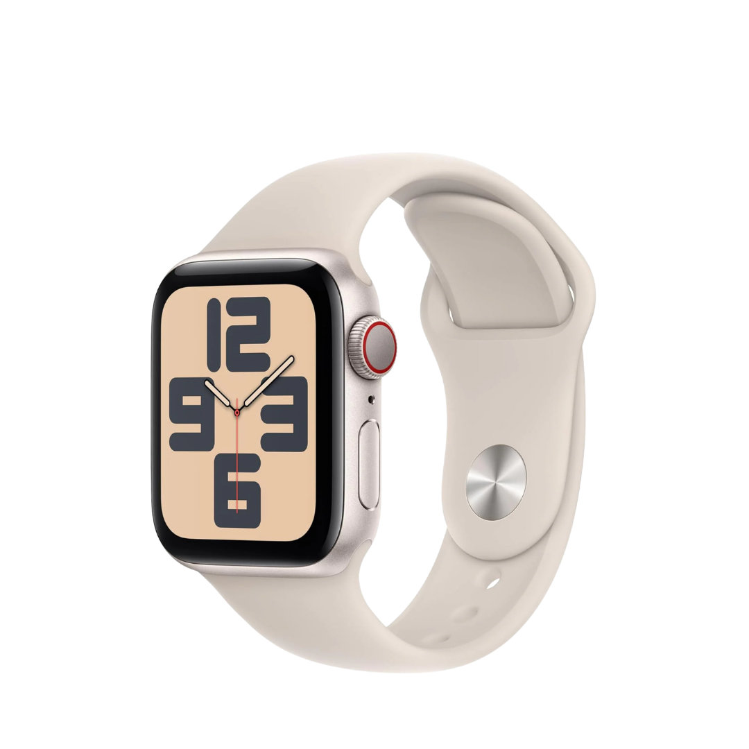 Apple Watch SE (Gen 2) (40mm) Starlight (GPS + Cellular) - (Sealed Refurbished)