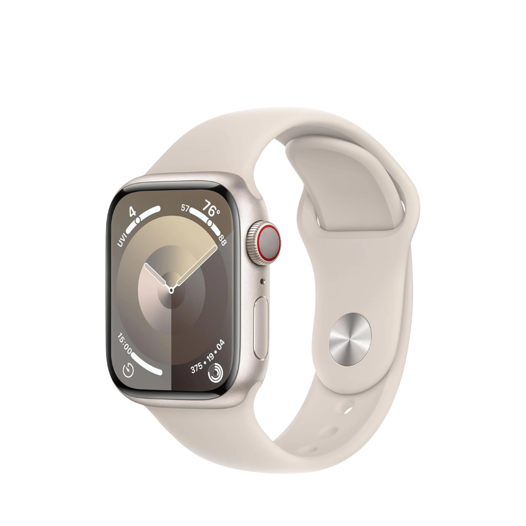 Apple Watch Series 9 (45mm) Starlight Alu GPS - (Sealed Refurbished)