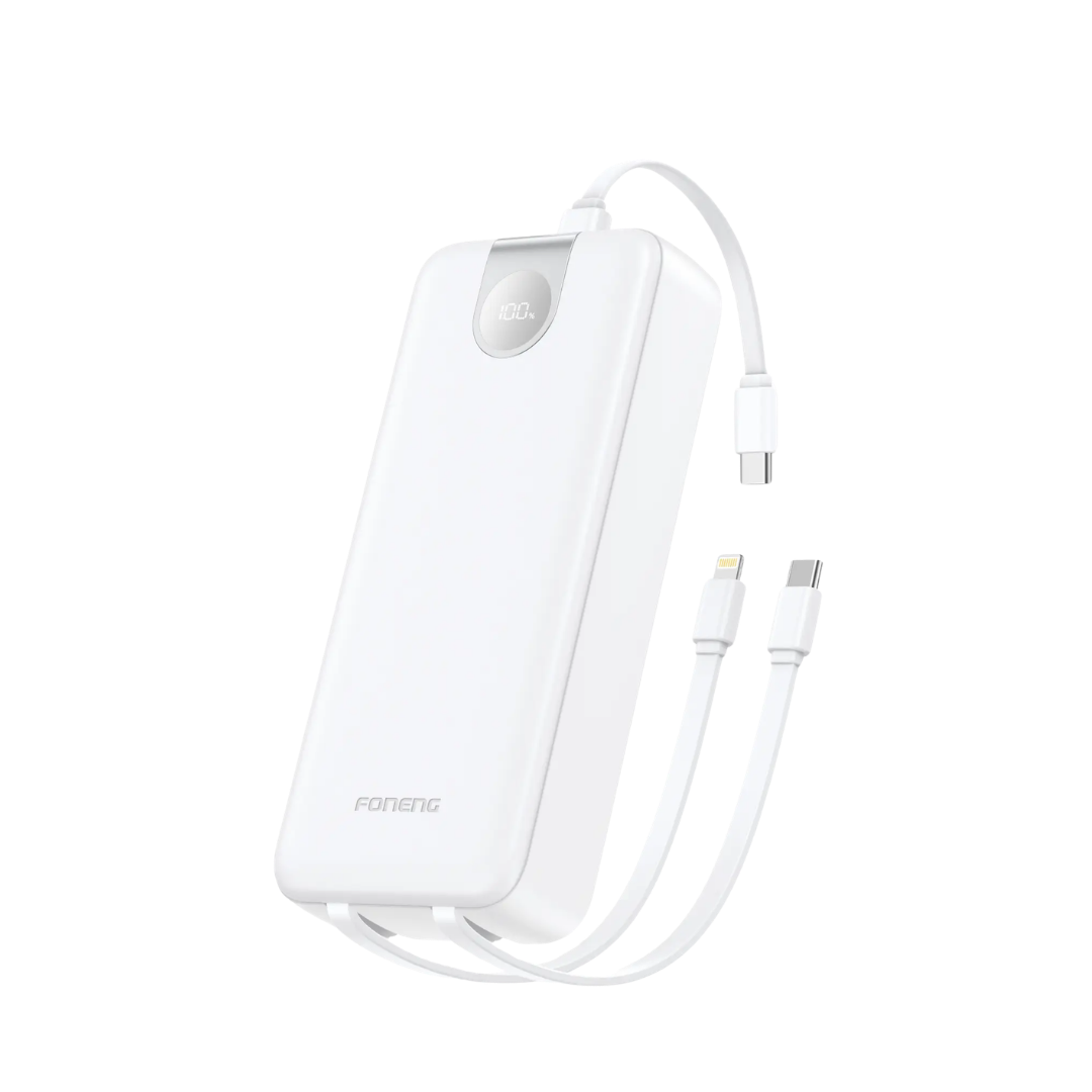 Foneng 20000mAh Cabled Power Bank 22.5W
