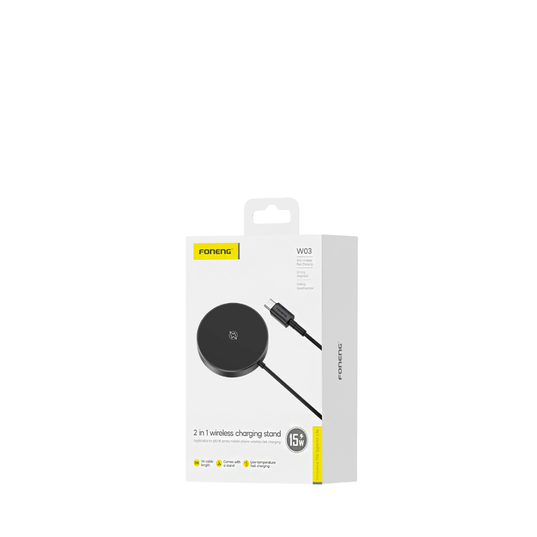 Foneng 2 in 1 Wireless MagSafe Charger 15W