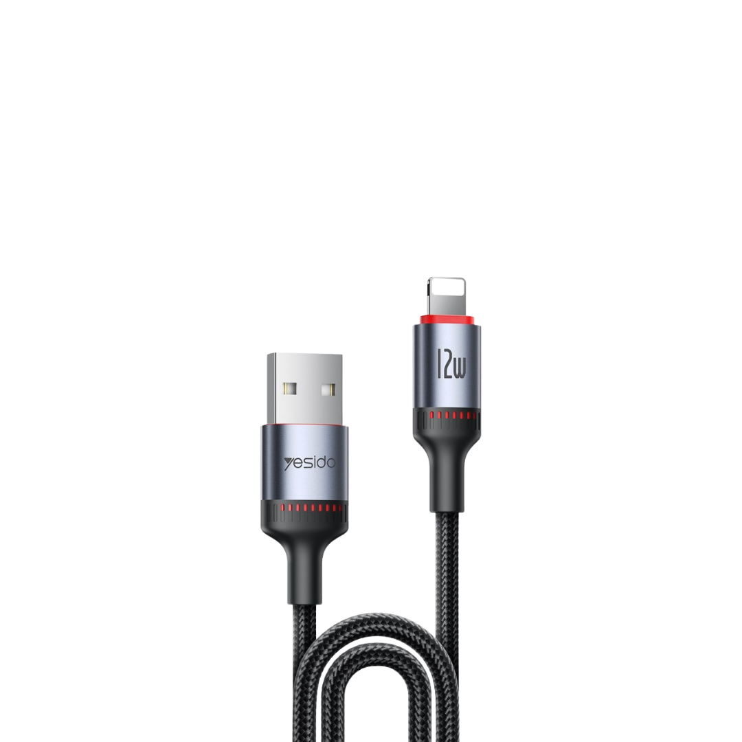 Yesido USB-A to Lightning Cable 12W (120cm)