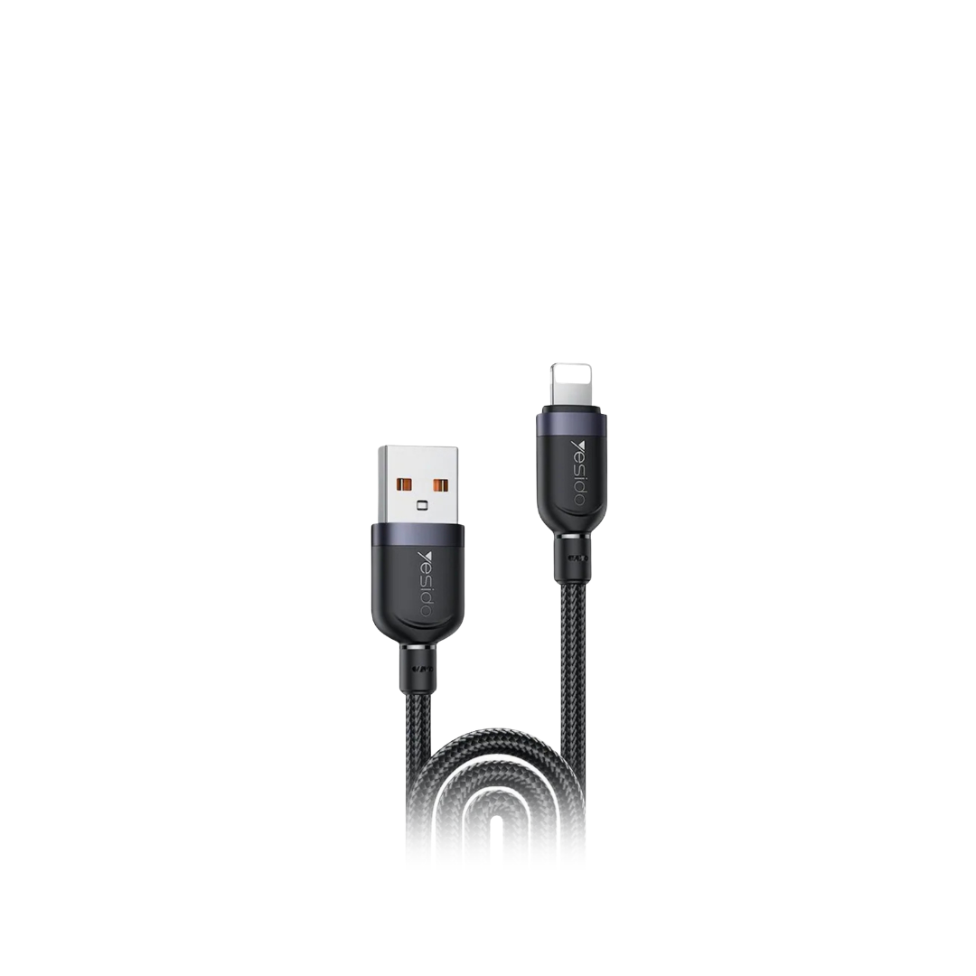 Yesido USB - Lightning Ribbed Charging Cable (300cm) 12W