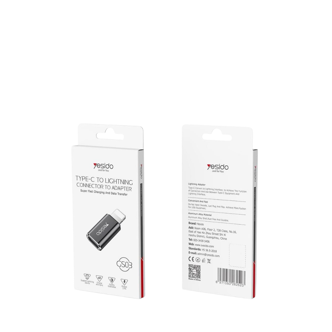 Yesido Type C to Lightning Adapter