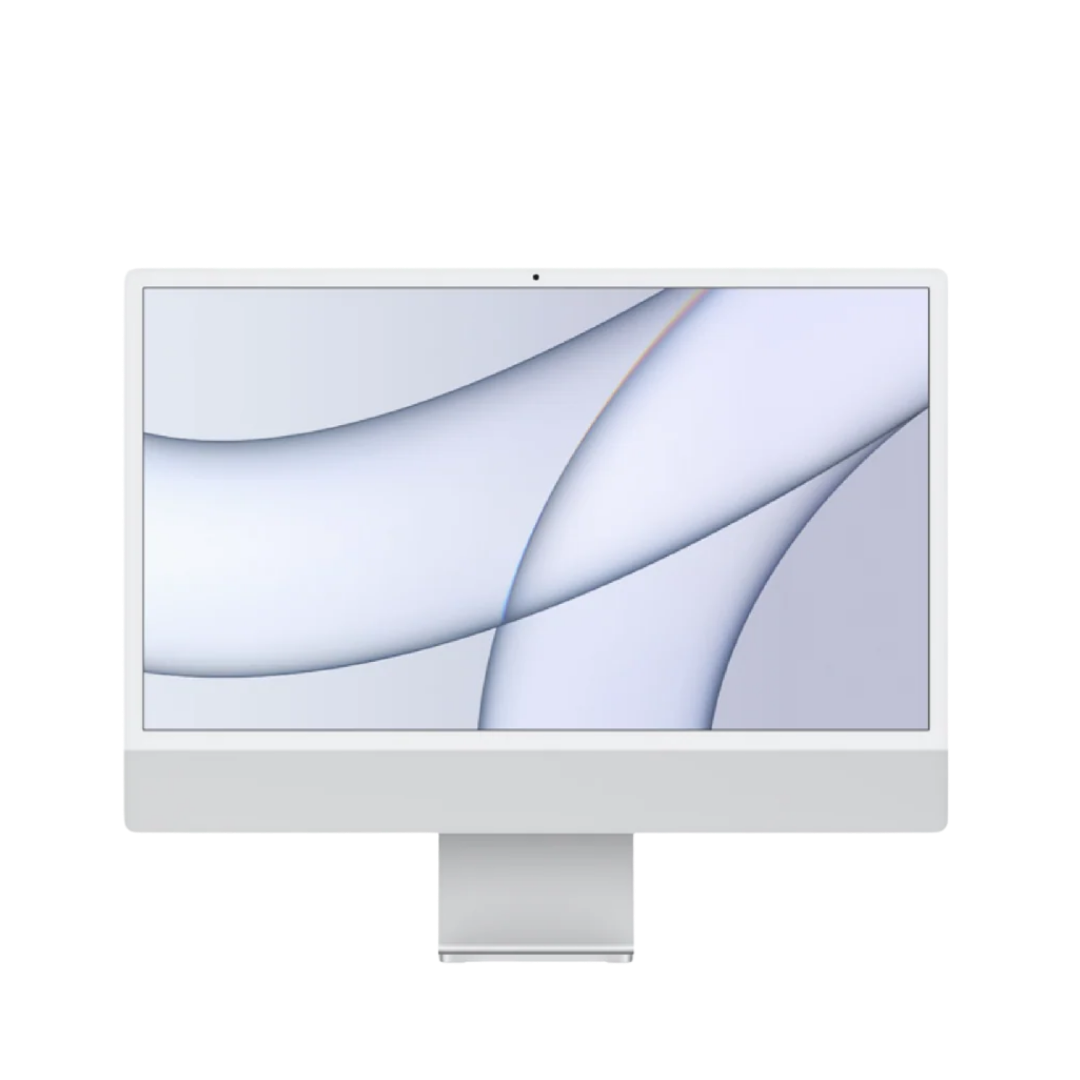 iMac (M1 Chip) 24" 2021 Silver 8GB 256GB SSD + Apple Magic Keyboard & Mouse - (Grade A)